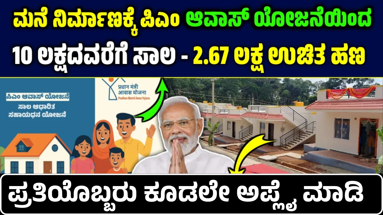 Awas Raksha PM Awas : ಒಂದು ಮನೆಗೆ ಸರ್ಕಾರದಿಂದ ₹10 ಲಕ್ಷದವರೆಗೆ ಸಾಲ, ₹2.67 ಲಕ್ಷದವರೆಗೆ ...