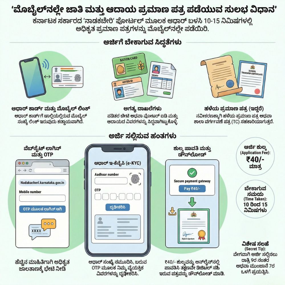 apply-caste-income-certificate-online-mobile-karnataka