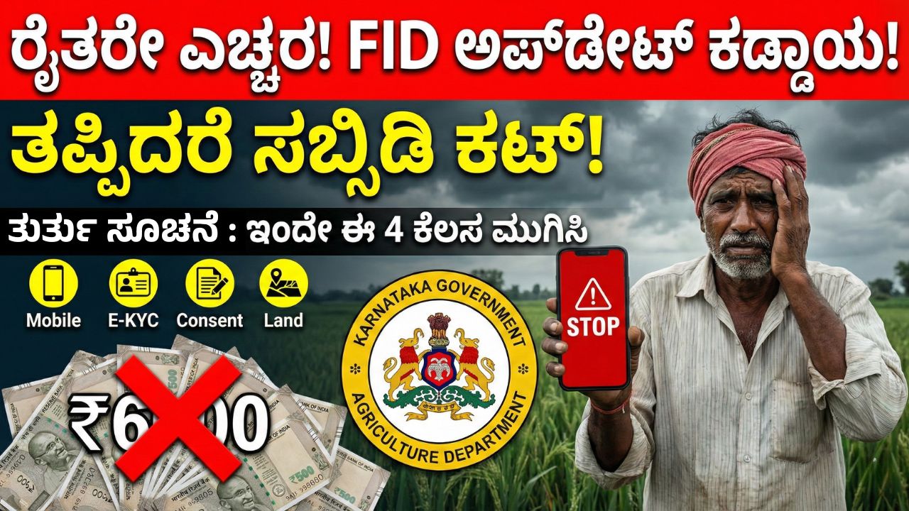 karnataka-farmer-id-fid-update-subsidy-news